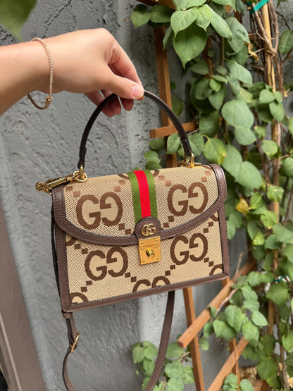 G-U-C-C-I OPHIDIA GG OFFICIAL BRAND – Women Bag (Brown Design A)