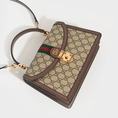 G-U-C-C-I OPHIDIA GG OFFICIAL BRAND – Women Bag (Brown Design B)