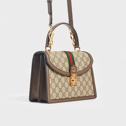 G-U-C-C-I OPHIDIA GG OFFICIAL BRAND – Women Bag (Brown Design B)