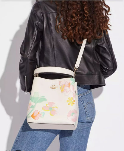 C-O-A-C-H BUCKET DESIGNER – Women Bag (White Design A)