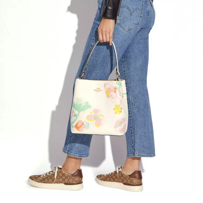C-O-A-C-H BUCKET DESIGNER – Women Bag (White Design A)