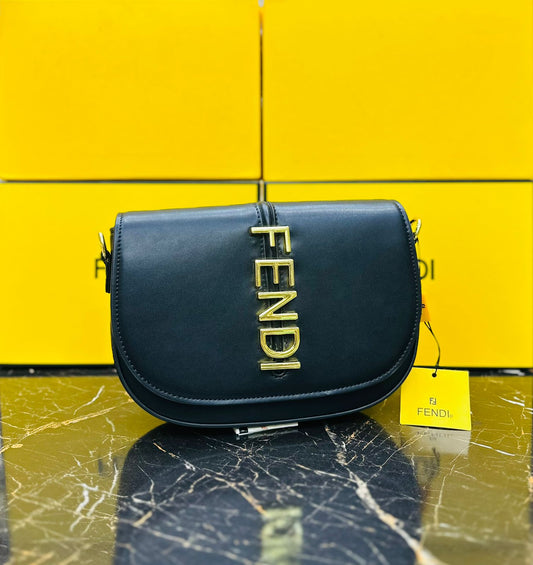 F-E-N-D-I PREMIUM QUALITY DESIGNER – Women Bag (Black)