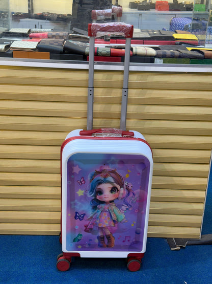 Kids Trolley Bag 20 Inch – Dual Magic Cartoon Digital Print Luggage (Design-1)