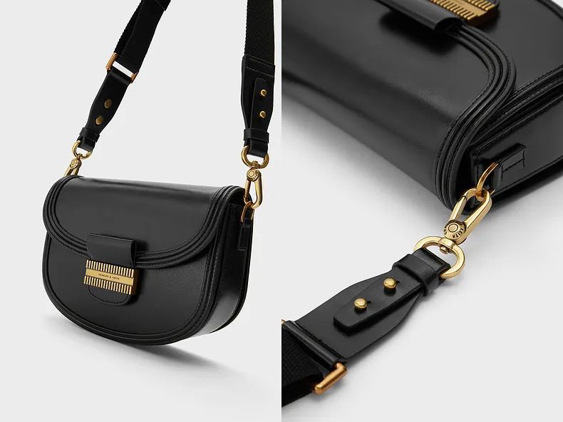 C-H-A-R-L-E-S & K-E-I-T-H New Design Premium Handbag for Women – (Black)
