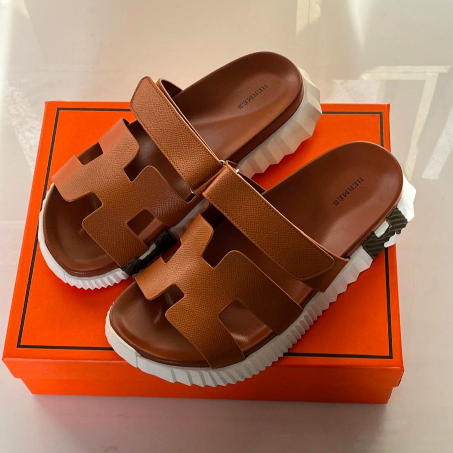 H-E-R-M-E-S INFRE Chypre Sandal – Master Quality Women Sandals (Brown)