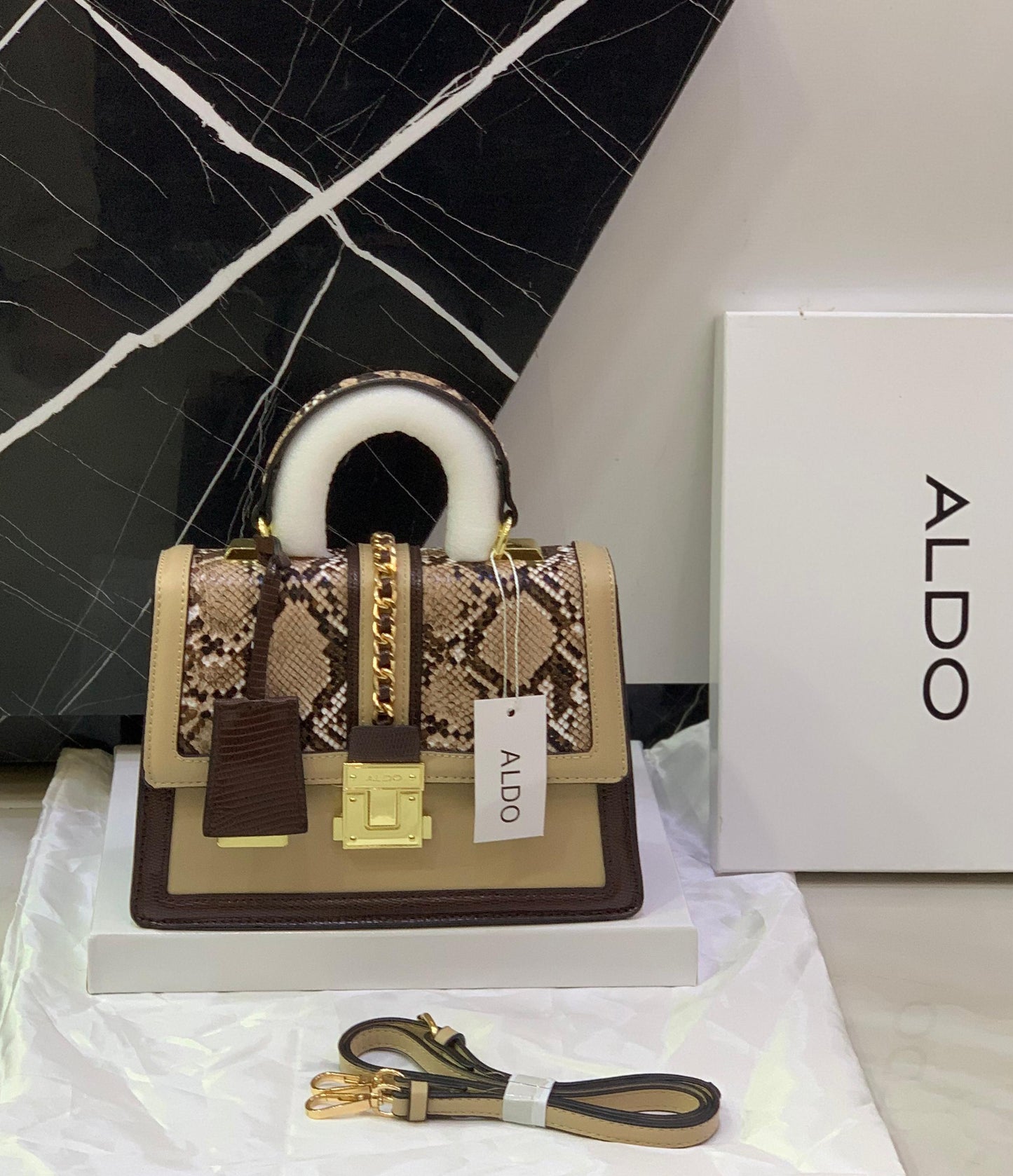 A-L-D-O Crossbody – Master Class Women Bag | 5 Colours Available (Brown/Beige)