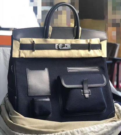 H-E-R-M-È-S Haut à Courroies Rock Women Bag – Premium Edition (Black)