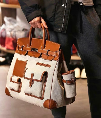 H-E-R-M-È-S Haut à Courroies Rock Women Bag – Premium Edition (Brown)