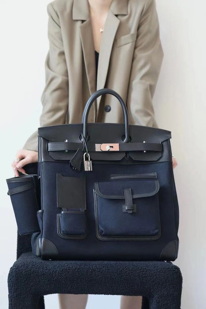 H-E-R-M-È-S Haut à Courroies Rock Women Bag – Premium Edition (Black)