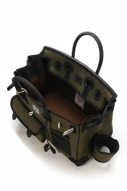 H-E-R-M-È-S Haut à Courroies Rock Women Bag – Premium Edition (Green)