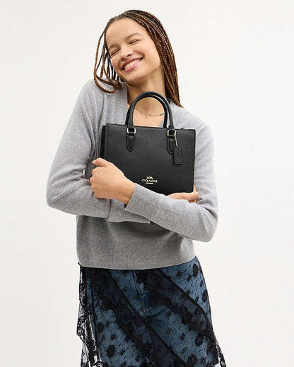 C-O-A-C-H Maggie Small Tote – Premium Women Bag (Black)