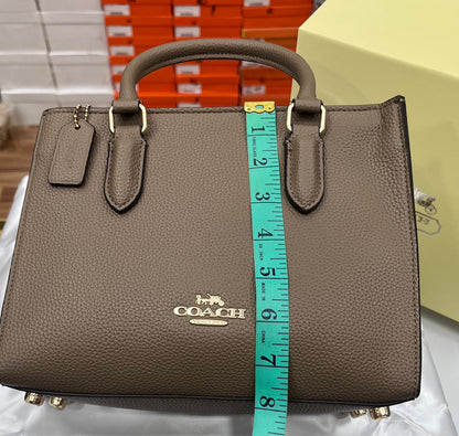 C-O-A-C-H Maggie Small Tote – Premium Women Bag (Brown/Beige)