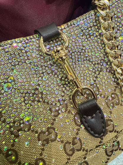G-U-C-C-I Jackie Notte Mini Crystal Women Bag – Premium Edition