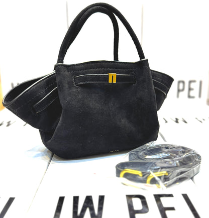 J-W P-E-I Premium Mini Women Bag – Maroon | With Brand Tag & Dust Bag (Black)