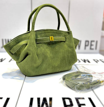 J-W P-E-I Premium Mini Women Bag – Maroon | With Brand Tag & Dust Bag (Green)