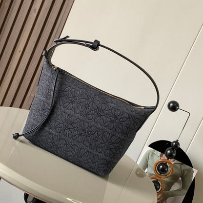 L-O-E-W-E Cubi Anagram Crossbody – Premium Women Bag (Black)