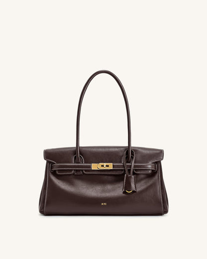 J-W-P-E-I Yara Shoulder Women Bag – Premium Edition (Brown)