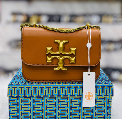 T-O-R-Y B-U-R-C-H Inspired Premium Women Bag – Luxury Edition (Brown-1)