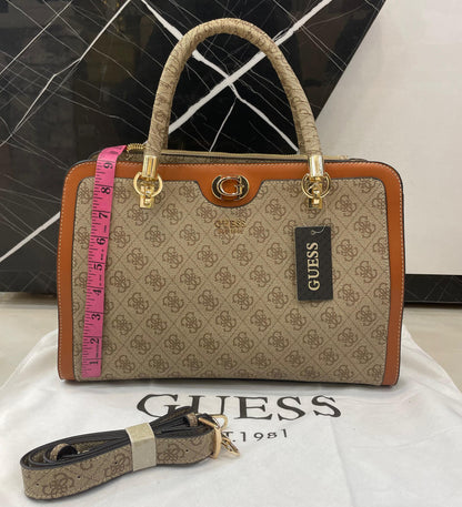 G-U-E-S-S Inspired Handbags – Premium Women Bag Collection (Brown-1)