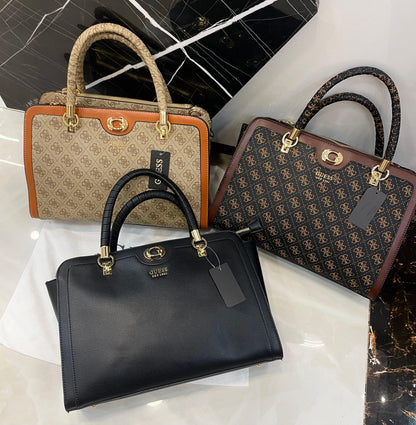 G-U-E-S-S Inspired Handbags – Premium Women Bag Collection (Brown-1)