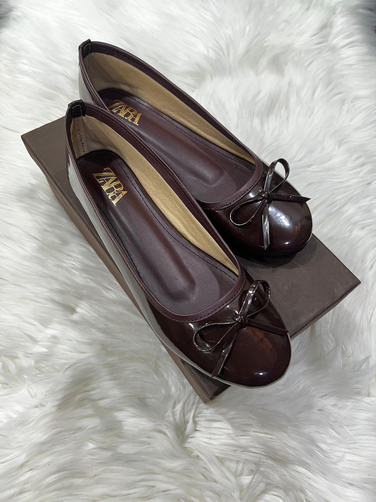 Z-A-R-A Inspired Tie Pumps – Elegant Women Footwear | (Brown)