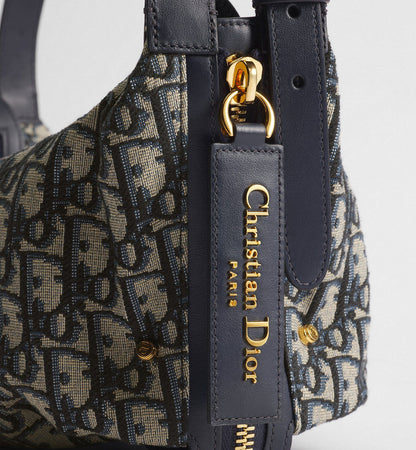 D-I-O-R Luxury Small Jacquard Canvas Women Bag – D-Journey Inspired | Premium Edition