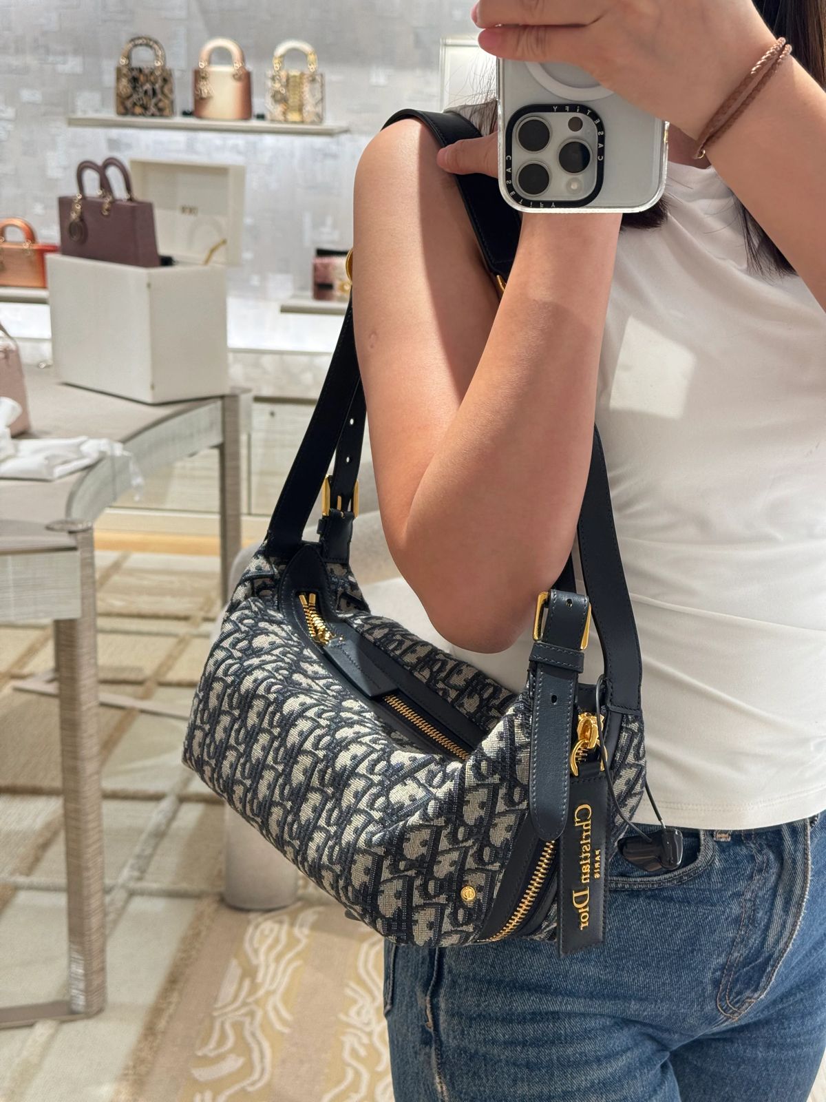 D-I-O-R Luxury Small Jacquard Canvas Women Bag – D-Journey Inspired | Premium Edition