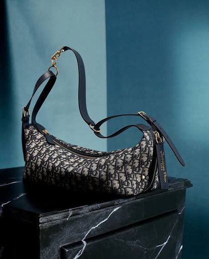 D-I-O-R Luxury Small Jacquard Canvas Women Bag – D-Journey Inspired | Premium Edition