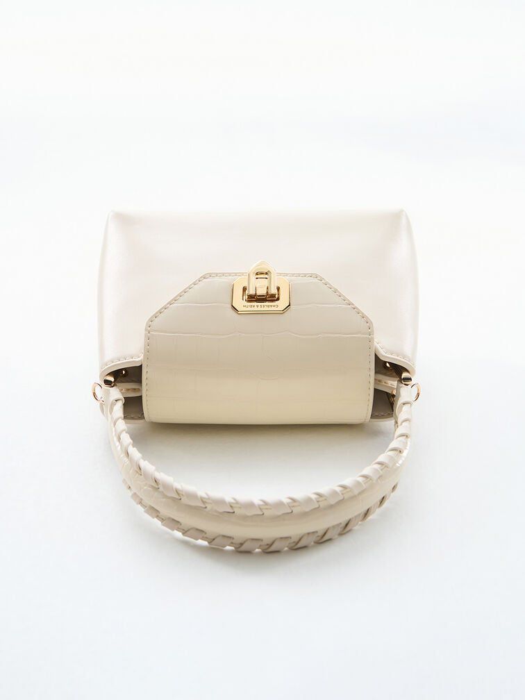C-H-A-R-L-E-S & K-E-I-T-H Official Model Women Bag – (White)