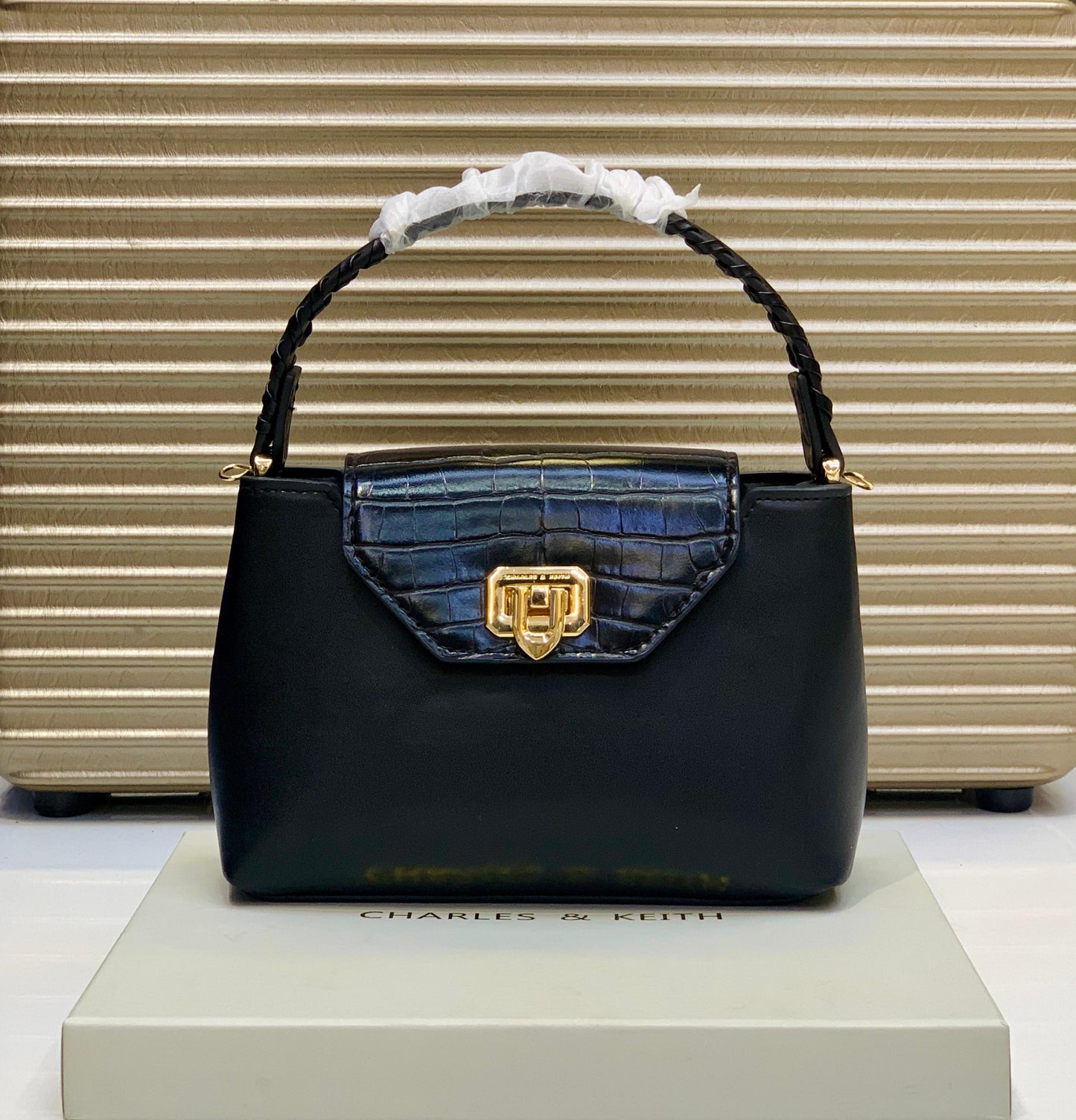 C-H-A-R-L-E-S & K-E-I-T-H Official Model Women Bag – (Black)