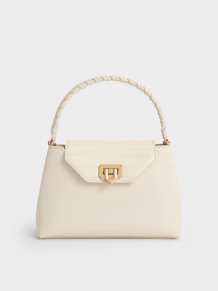 C-H-A-R-L-E-S & K-E-I-T-H Official Model Women Bag – (White)