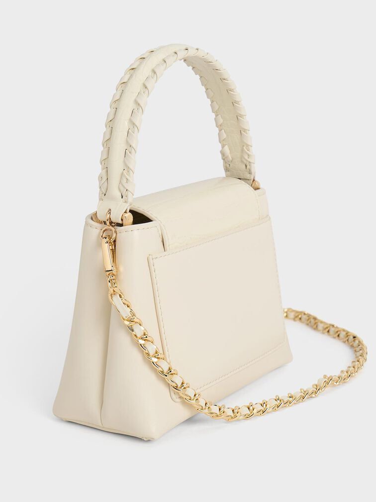 C-H-A-R-L-E-S & K-E-I-T-H Official Model Women Bag – (White)