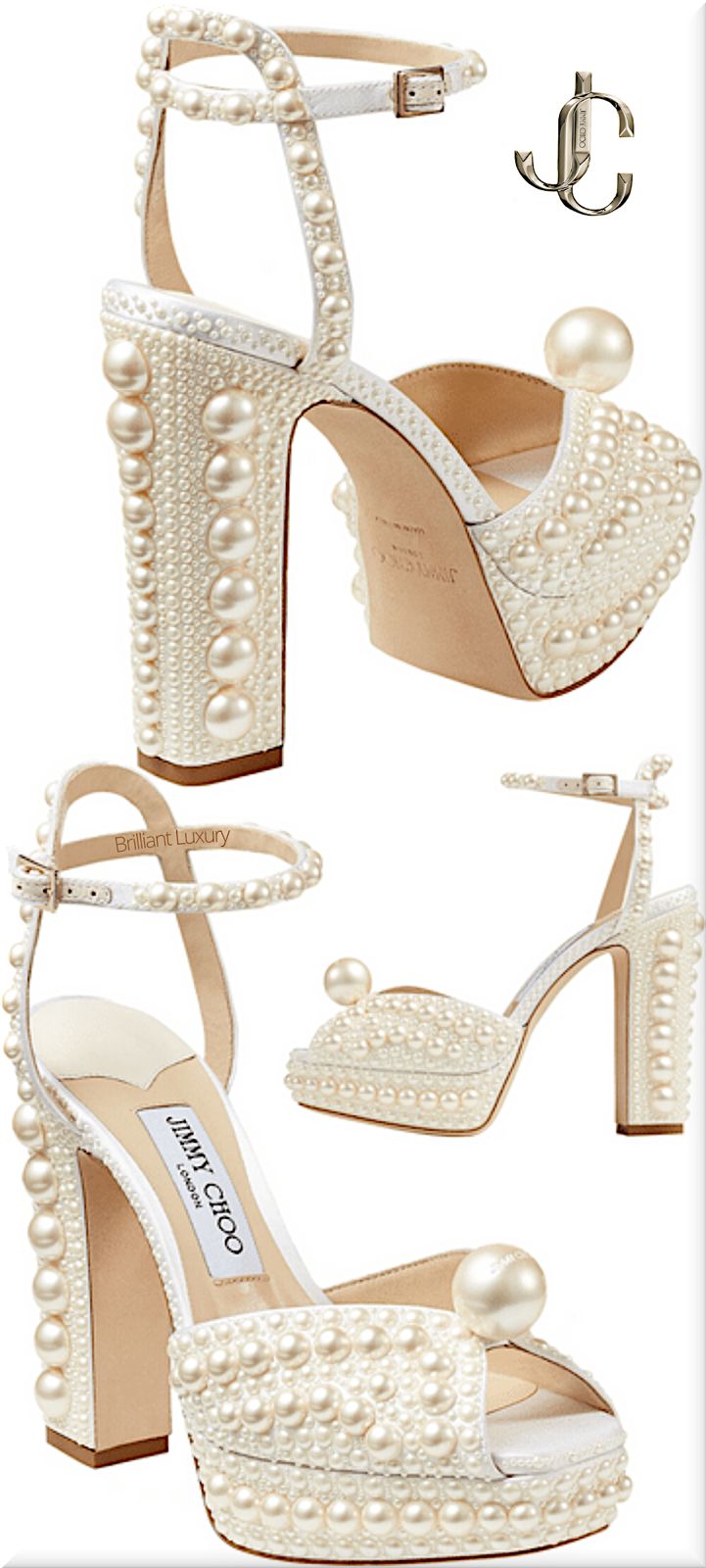J-I-M-M-Y C-H-O-O Luxury Embellished Satin Platform Sandals – 120mm Heel | Premium Women Footwear