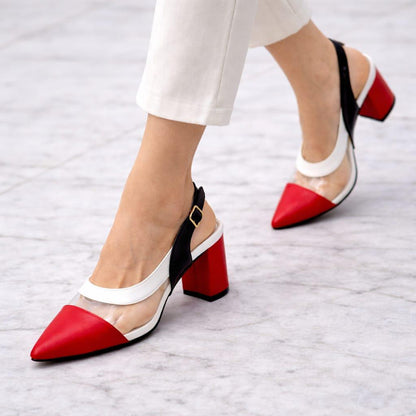 Unique Style Sandals Festive Collection at B First (Red)