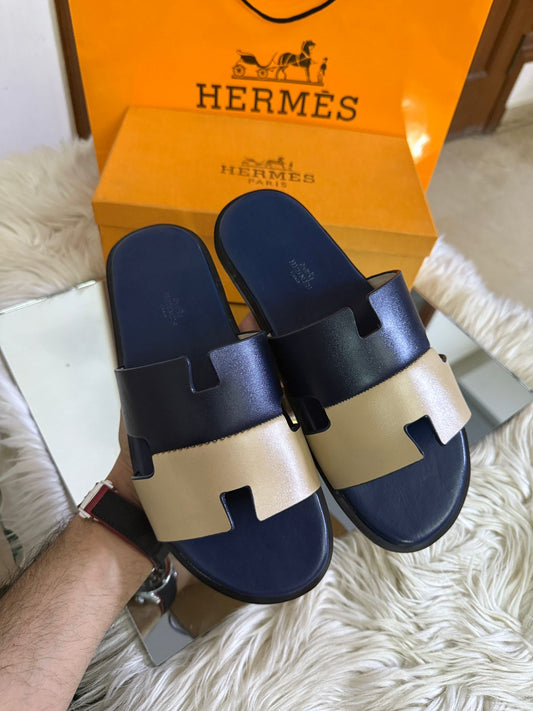H-E-R-M-È-S Luxury Unisex Slippers – Premium Edition | (Beige)