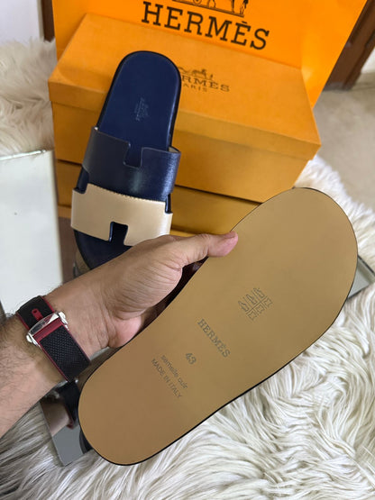 H-E-R-M-È-S Luxury Unisex Slippers – Premium Edition | (Beige)
