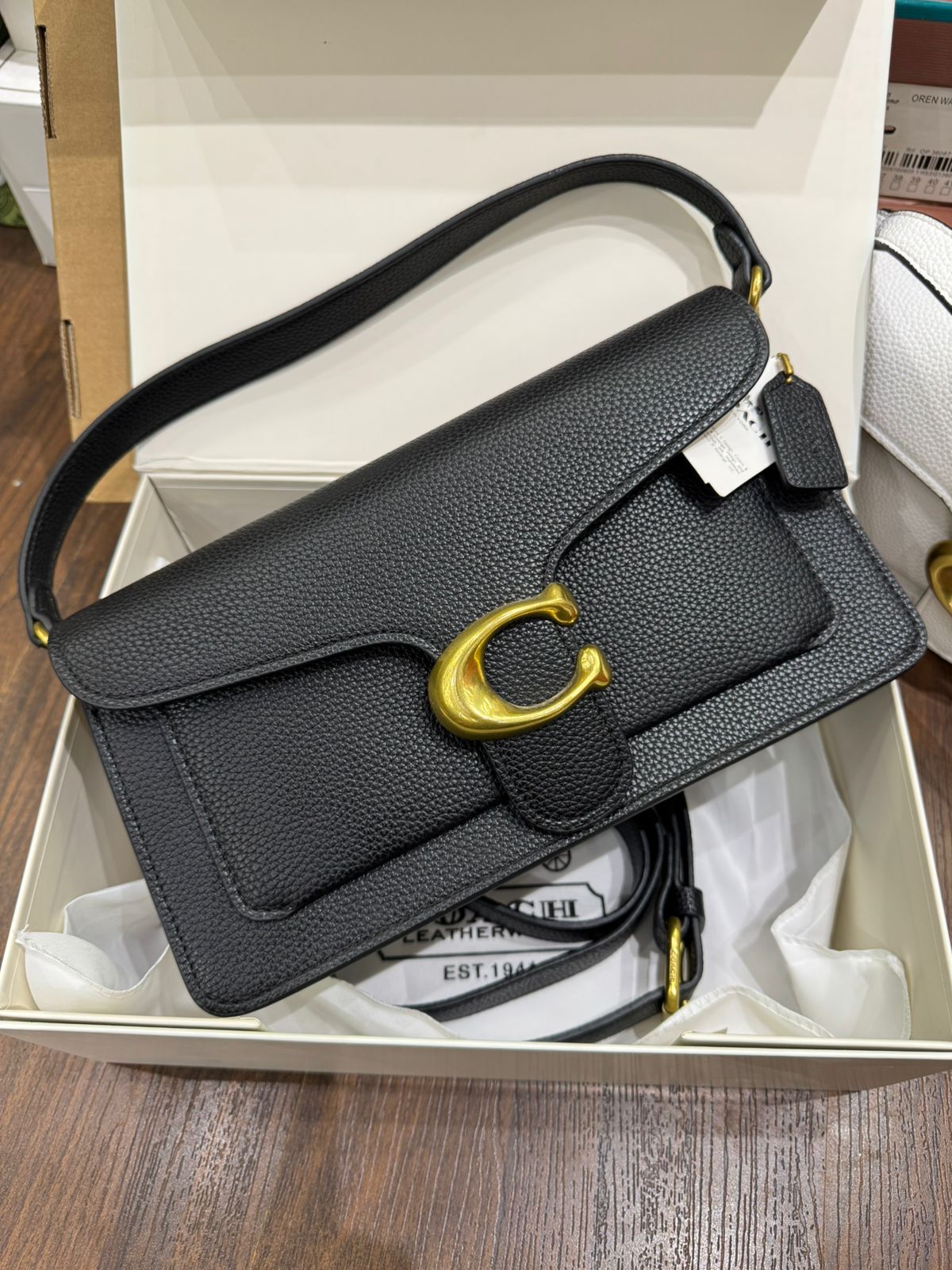 C-O-A-C-H Tabby-Inspired 26 Women Bag – Polished Leather | Premium Edition (Black)