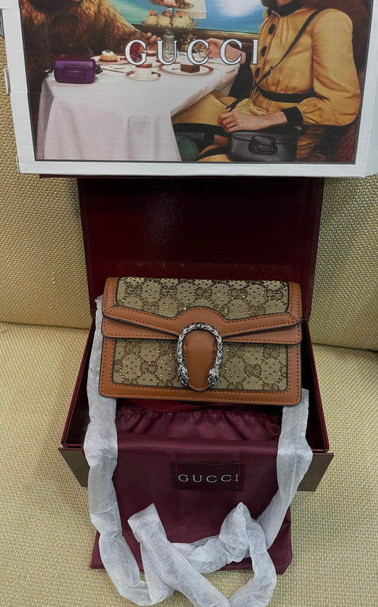 G-U-C-C-I Dionysus Crossbody Women Bag – Master Quality Edition (Brown)