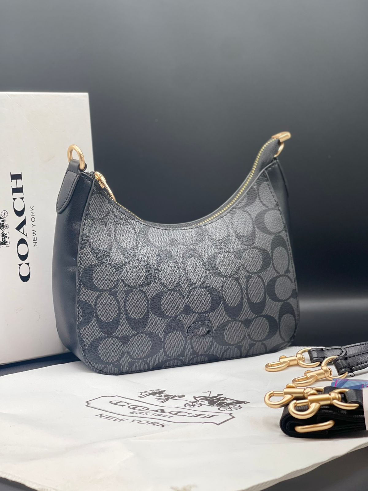 C-O-A-C-H Crossbody Women Bag – Luxury Edition (Black)