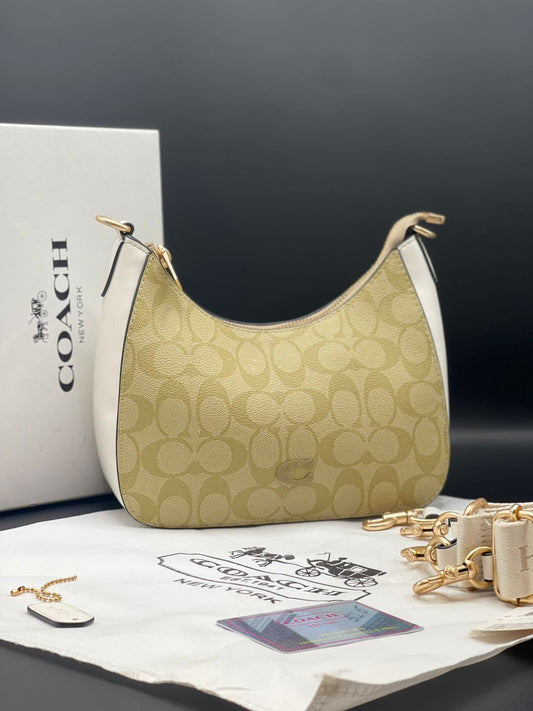 C-O-A-C-H Crossbody Women Bag – Luxury Edition (Beige)