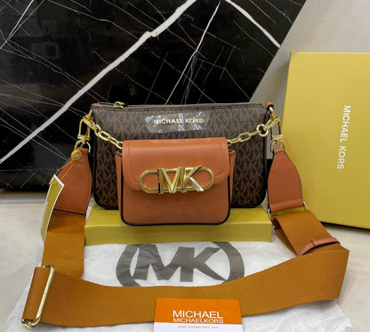 M-I-C-H-A-E-L K-O-R-S Crossbody Women Bag – Master Quality Edition (Brown-2)