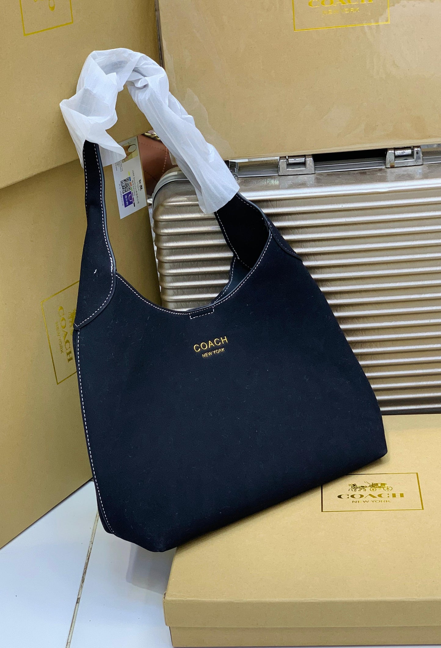 C-O-A-C-H Brooklyn Women Bag – Premium Quality (Black)