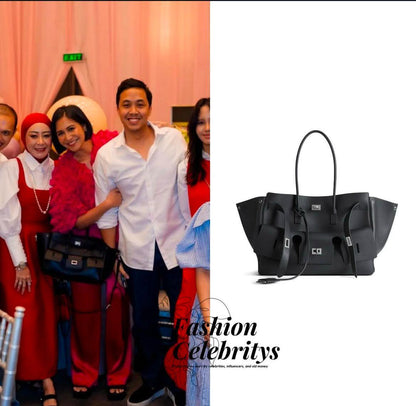 B-A-L-E-N-C-I-A-G-A Luxury Bel Air Carry Women Bag – Premium Edition (Black)