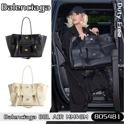 B-A-L-E-N-C-I-A-G-A Luxury Bel Air Carry Women Bag – Premium Edition (Black)