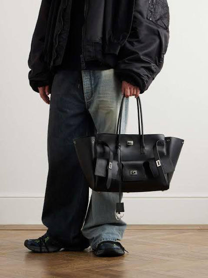 B-A-L-E-N-C-I-A-G-A Luxury Bel Air Carry Women Bag – Premium Edition (Black)