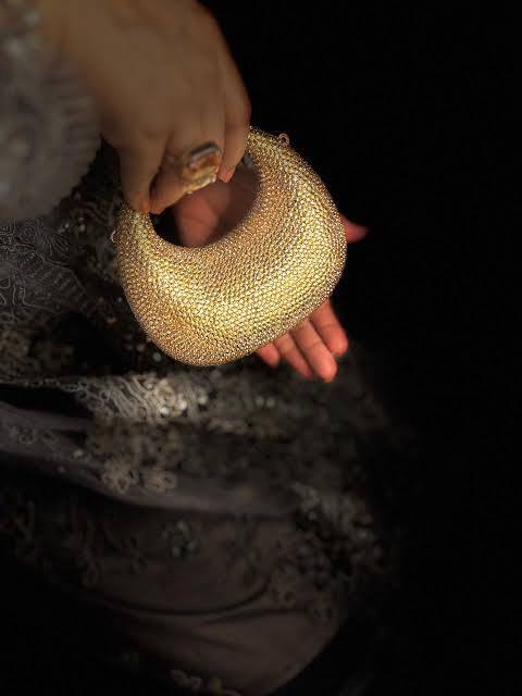 S-W-A-R-O-V-S-K-I Mini Rhinestone Clutch Women Bag – Glam Party Edition (Gold)