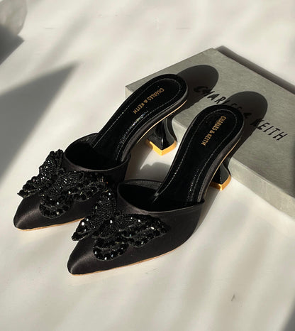 C-H-A-R-L-E-S & K-E-I-T-H Women Heels – Elegant Collection (Black)