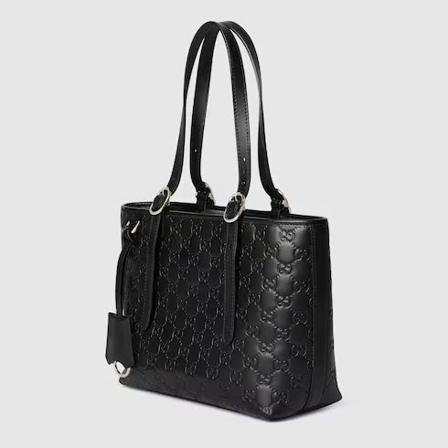 G-U-C-C-I GG Emblem Medium Tote Women Bag – Premium Edition (Black)