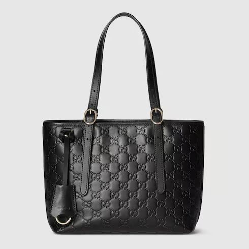 G-U-C-C-I GG Emblem Medium Tote Women Bag – Premium Edition (Black)
