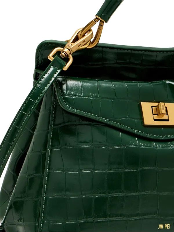J-W P-E-I Lucia Classic Top Handle Women Bag – Elegant Everyday Style (Green)